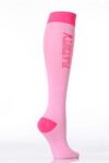 Ladies 1 Pair Playboy College Honey Logo Design Knee High Sock