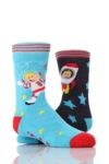 Boys 2 Pair Totes Tots Spaceman Toasties