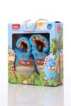 Boys 1 Pair Totes Tots Novelty Gordon the Giraffe Slippers