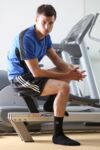 Mens 3 Pair FiveG Cushioned Cotton Sport Socks In 2 Colours