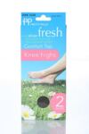 Ladies 2 Pair Pretty Polly Everyday Fresh Comfort Top Knee Highs In 2 Colours