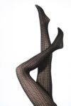 Ladies 1 Pair Aristoc Luxurious Bamboo Blend Lacy Tights In 2 Colours