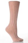 Mens 1 Pair J. Alex Swift 100% Wool Rib Bed Sock