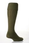 Mens 1 Pair J. Alex Swift Knee Length Wool Rib Walking Socks In 4 Colours
