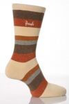 Mens 2 Pair Pringle Stonehaven Striped Socks In 4 Colours