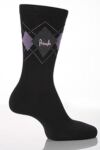 Mens 2 Pair Pringle Selkirk Argyle Pattern Socks In 5 Colours