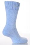 Ladies 1 Pair Elle Angora Chunky Cushioned Socks With Deep Ribbed Cuff In 3 Colours