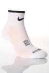 Unisex 2 Pair Nike FIT DRY Half Cushioned Cotton Court Sports Crew Socks