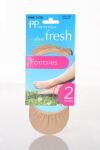 Ladies 2 Pair Pretty Polly Everyday Fresh Footsie
