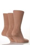 Mens 3 Pair J. Alex Swift Fine Wool Socks With Gentle Grip