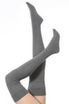 Ladies 1 Pair Falke Striggings Rib Over the Knee Sock With Cuff In 3 Colours