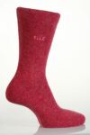 Ladies 1 Pair Elle Plain Angora Socks In 6 Colours