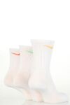 Kids 3 Pair Nike Sports Crew Socks In 2 Colours
