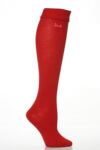 Ladies 2 Pair Pringle Linda Ribbed Knee High Socks with Turn Over Cuff in 7 Colours