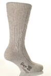 Ladies 1 Pair Corgi 100% Cashmere Cable Knit Leisure Socks