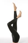 Ladies 1 Pair Silky Iguana Wet Look Leggings