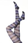 Ladies 1 Pair Falke Block Stripe Tights 33% OFF