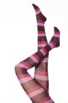 Ladies 1 Pair Falke Block Stripe Tights In 5 Colours