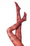 Ladies 1 Pair Falke Special Edition Tartan Tights in 4 Colours