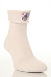 Ladies 1 Pair Totes Eeyore Embroidered Heart Bedsox With Grip