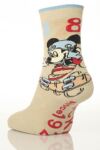 Boys 1 Pair Totes Toasties Mickey Mouse Skate Boarder Slipper Sox