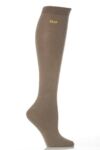 Ladies 1 Pair Elle Angora Plain Knee High With Comfort Cuff In 4 Colours