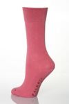 Ladies 1 Pair Falke Sensitive London Anatomically Shaped Left And Right Gentle Grip Cotton Sock In 23 Colours