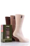 Mens 3 Pair Jeep Terrain Leisure Socks Gift Box In 4 Colours