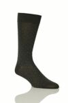 Mens 1 Pair Pantherella Traditional Pindot Design Cotton Lisle Socks In 4 Colours