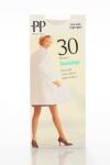 Ladies 1 Pair Pretty Polly 30 Denier 100% Nylon Smooth Semi Sheer Hold Ups In 3 Colours