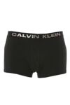 Mens 1 Pair Calvin Klein Pro Stretch Foil Graphic Black Trunk Cotton Boxer Shorts