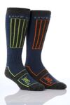 Mens 2 Pair Jeep Wool Boot Socks In 4 Colours