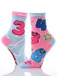 Girls 2 Pair Numberjacks 3 Socks