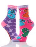 Girls 2 Pair Numberjacks 5 Socks