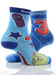 Boys 2 Pair Numberjacks 3 Socks