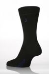 Mens 1 Pair SockShop Individual Black Embroidered Initial Socks - J