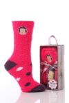 Ladies 1 Pair Forever Friends Cosy Socks & Foot Lotion Gift Set