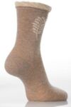 Ladies 1 Pair Levante Flower Fancy Angora Socks In 3 Colours