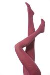 Ladies 1 Pair Jonathan Aston Cotton Melange Rib Tights In 3 Colours