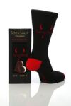 Mens 1 Pair SockShop Valentines Sexy Devil Socks