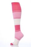 Ladies 1 Pair Falke New Block Stripe Knee High Socks In 4 Colours
