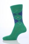 Mens 1 Pair Burlington Original Extra Soft Argyle Sock In 30 Colours