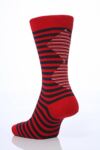 Mens 1 Pair Burlington Rhombus Striped Fashion Socks In 4 Colours