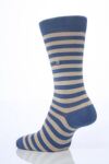 Mens 1 Pair Burlington Block Striped Socks In 6 Colours