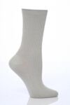 Ladies 1 Pair Urban Knits Foil Print Rib Ankle Socks In 3 Colours