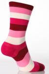 Ladies 1 Pair Falke Block Stripe Socks In 5 Colours