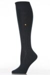 Ladies 1 Pair Burlington Cable Design Knee High