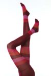 Ladies 1 Pair Falke Block Colour Tights In 10 Colours