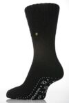 Mens 1 Pair Burlington Atmosphere Wool Blend Slipper Sock With ABS In 3 Colours