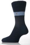 Mens 1 Pair Burlington Chunky One Stripe Winter Sock In 4 Colours